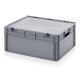 AED86.32 full bin with lid and open handles - 800x600x340 mm